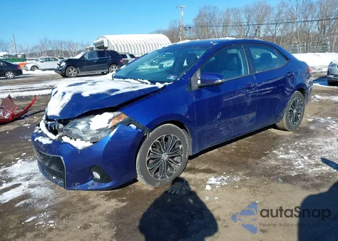 2016 Toyota Corolla S Plus z USA, uszkodzony, nr VIN 2T1BURHE2GC527989